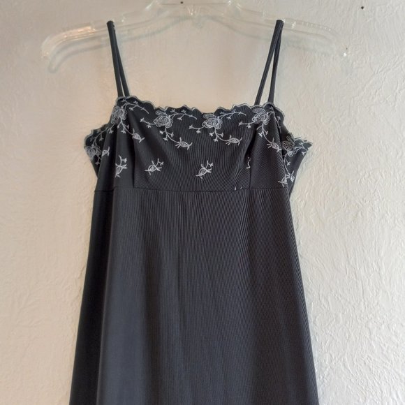 SOLD Vintage 90s Maxi Slip Dress - Picture 2 of 14